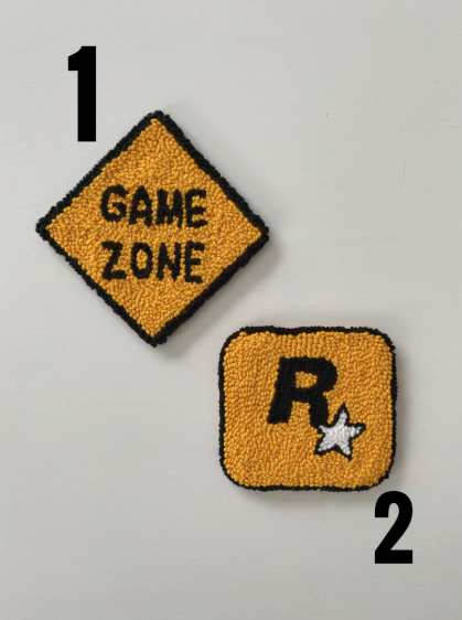 Sous-verre punch needle