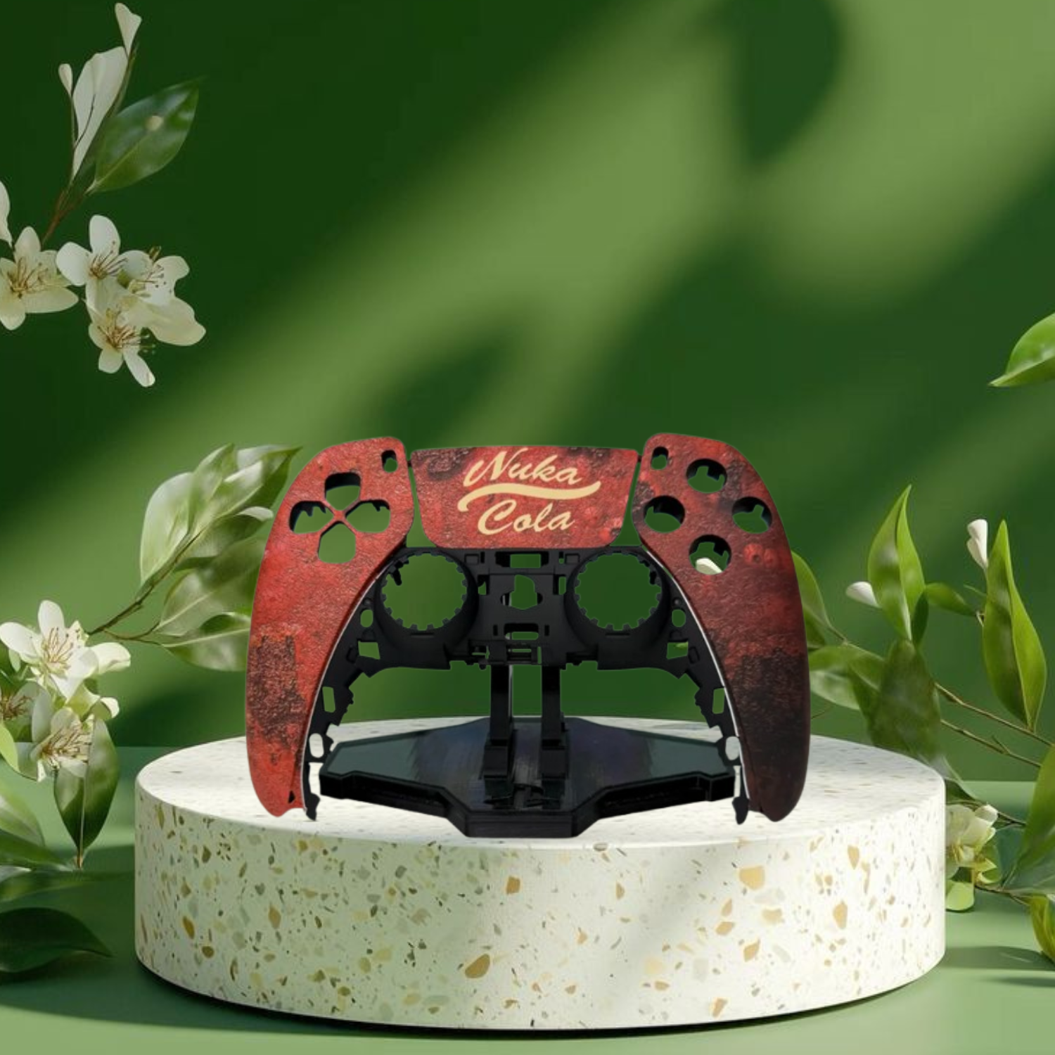 Cola post-apocalyptique, métal véritable manette PS5