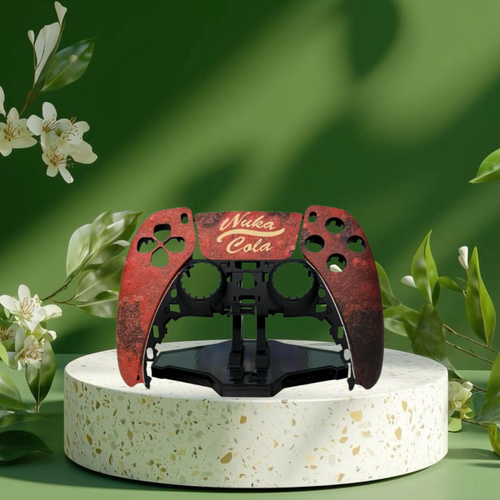Cola post-apocalyptique, métal véritable manette PS5